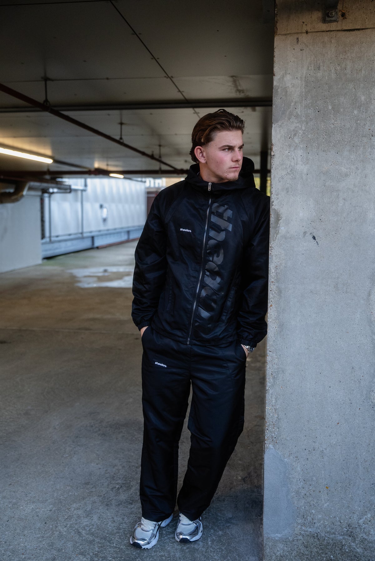 The Nocturne Nylon Bottoms – Black