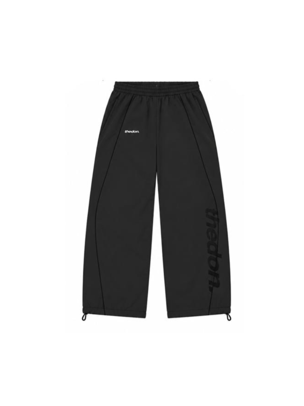 The Nocturne Nylon Bottoms – Black